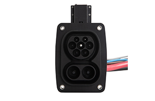 Toma de corriente para vehículos eléctricos Workersbee CCS2 | Carga rápida de hasta 200 kW compatible con el tipo 2